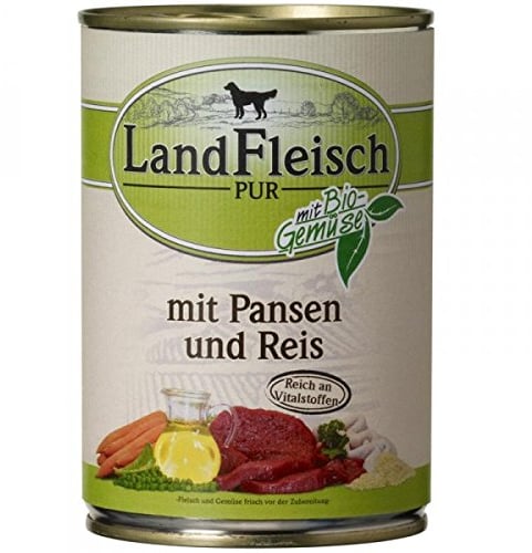 Landfleisch Pur 400g Pansen & Reis