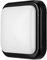 REV Rechteckleuchte, LED Wand- Deckenlampe, 14W, IP44, 20x20cm, bis 25.000h, schwarz