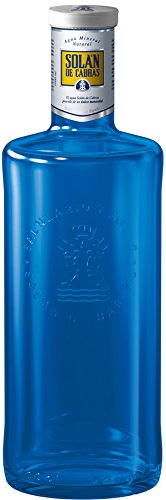 Solan de Cabras Spanish Still Mineral water Blue Glass Bottles Case of 6 x 1 litre