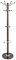 TecTake Porte Manteau Perroquet Pied en marbre 12 têtes pour entrée ou Salon avec Porte Parapluie et Sac à Main - diverses Couleurs au Choix - (Noir-Marron | No. 401033)