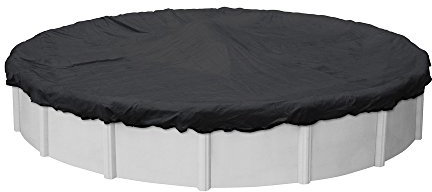 Pool Mate 3818-PM Black Mesh Winter Cover for Round Above Ground Swimming Pool, 18'