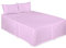 ARLINENS Luxury Plain Dyed Poly Cotton Platform Base Valance Sheet in Following Colours and Sizes (DOUBLE, LILAC)
