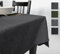 Rollmayer Hersteller abwaschbar Tischdecke Wasserabweisend/Lotuseffekt (Melange Grau 68, 150x200cm) Leinenoptik Tischtuch mit pflegeleicht Fleckschutz, Rechteckig, 4 Farbe & Größe wählbar