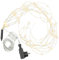 Nipach GmbH Lichterregen – 100 LED warm weiß 10 Stränge mit je 10 LED Trafo Timer Lichterkette Weihnachtsdeko Partydeko Lichterbündel Weihnachten Silberdraht