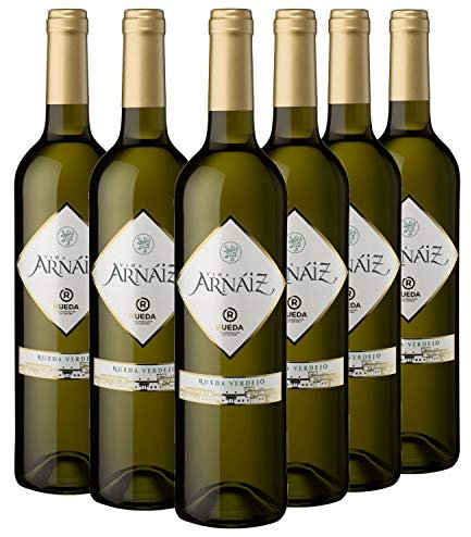 Viña Arnáiz Verdejo - Vino Blanco D.O. Rueda - Caja de 6 Botellas x 750 ml
