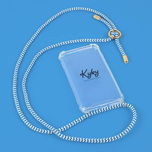 Kyky Amsterdam Big Fat Greek Necklace - Handykette iPhone X/XS, Stunning Silver