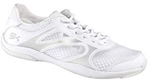 GK Spotlight Cheer Schuhe Cheerleading Dance Fashion Sneaker Athletic Sport Training Schnürschuhe Flats für Mädchen, Weiá (weiß), 27 EU