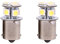 Terisass r5w led, Lampadine LED per Auto Lampada della Luce di Stop 12V LED Freno Bianco BA15S 1156 2 pezzi