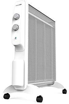UNIVERSALBLUE | Radiador Mica bajo Consumo | Calefactor Silencioso 2000W | Termostato Regulable | Color Blanco | Rápido calenamiento