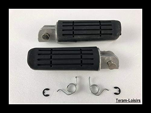 TERAM LOISIRS Paire Cales Pieds Repose Pieds Pilote pour Yamaha Fazer FZ6 FJR XJR XJ6 XJN FZ1 NEUF FRANCE