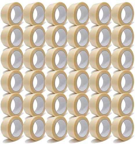 gws Paket-Klebeband PVC Geprägtes Verpackungsband für schwere Pakete | hohe Reissfestigkeit, besonders leicht & leise abrollend | Länge: 66 m | Breite: 50 mm | Dicke: 54 μm (36 Rollen, farblos)