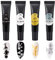 KADS 4 Farben stempeln Gel Polish für Nail Stamping Design 8ml Schwarz Weiß Gold Silber