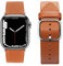 Tasikar Compatible pour Bracelet Apple Watch 49mm 45mm 44mm 42mm 41mm 40mm 38mm, Cuir Véritable Bracelet Compatible avec iWatch Ultra SE Séries 9 8 7 6 5 4 3 2 (42/44/45/49mm, Marron)