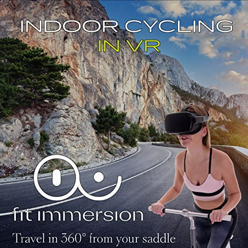 Fit Immersion Sport-Fahrrad-Set VR (Indoor Cycling), kompatibel mit Meta Quest und Pico