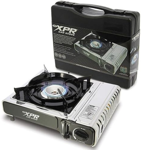 NGT XPR Butane Portable Gas Stove Stainless Steel Outdoor Camping Fishing Cooker BBQ