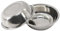 Zayin Stainless Steel Pet Bowls Suit Cat or Small Dog Premium Stainless Steel Water and Food Bowls,Replacement Metal Bowls for Pet Feeding Station Set of 2 Bowls (18cm/7in)