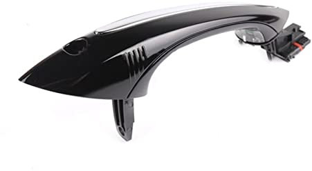 Auto Türgriff Schwarze Farbe Vorne Hinten Links Rechts Keyless Go TÜRGRIFF Für BMW F07 Für F10 F06 Für F11 F01 F03 F04 51217231931 51217231932 Innengriff (Farbe : Black color)