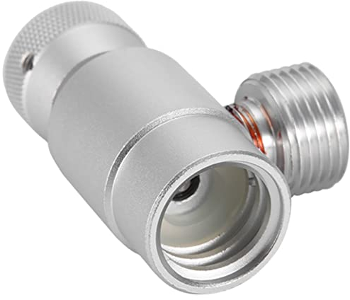 Adaptateur CO2, Kit de Remplissage de Réservoir de Remplissage de CO2 pour Aquarium F pour (Argent sans Compteur) O2 pour Connecteur D'adaptateur de Bouteille (Argent)