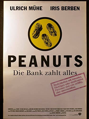 Peanuts - Die Bank zahlt alles - Iris Berben - Filmposter A3 29x42cm gerollt