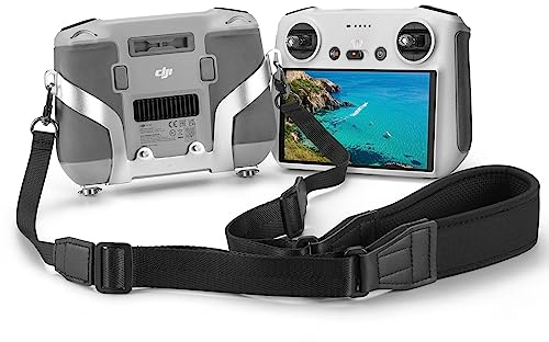 Uvafly Mini 3/Mini 3 Pro Neck Lanyard, Verstellbarer Schultergurt mit Aluminiumhalterung für DJI Mini 3/Mini 3 Pro Drone RC Controller Zubehör