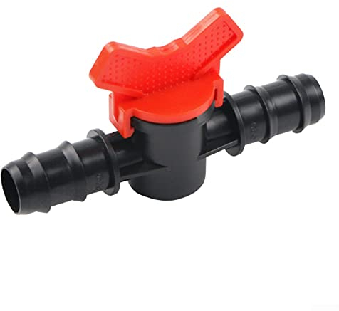 HpLive Absperrventil Kugelhahn Verbindungsstecker PE Rohr PN4 Tropfschlauch 16mm/20mm/25mm