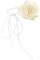 Baoblaze Blumen-Rosen-Choker, Elegante Halskette im Vintage-Stil, großer Blumen-Choker, stilvolle Klassische Halsketten, Blumen-Choker für Party, Hochzeit, Beige
