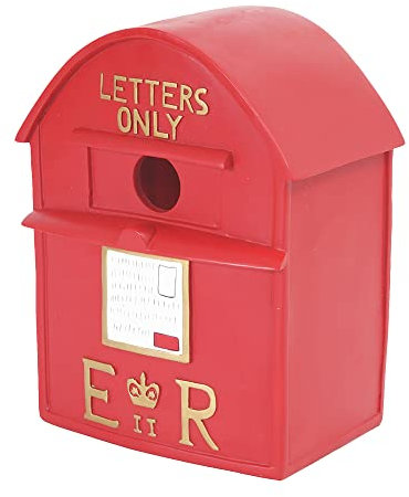 Easylife Post Box Bird House, Garden Nesting Box for Small Birds, Letter Box Garden Feature, H25cm x W19.2cm x D12cm