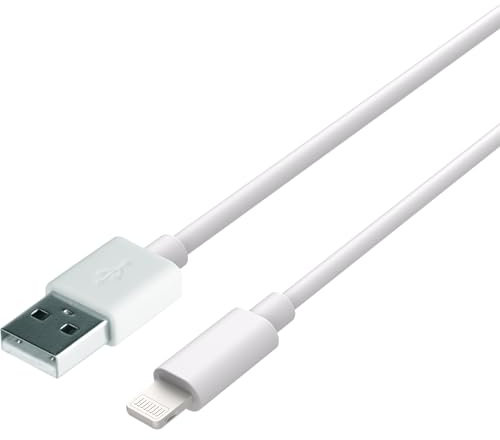 Câble de charge USB vers Lightning, certifié MFI, câble de charge USB 2.0, 20 cm, Lightning vers USB, adapté pour iPhone, iPad, AirPods et Apple Watch - 5 Pièces