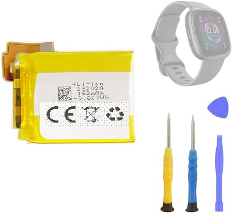 Aousavo LSS282024P Replacement Battery Compatible with Fitbit Sense 2 Smartwatch Watch Fitness Bracelet