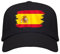 Gorra con Bandera Nacional de España - Estilo de 5 Paneles con Logo Emblemático - Color Negro - Fabricación en 100% Algodón de Alta Densidad (340 g/m²)