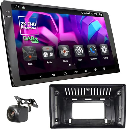 UGAR Compatible para Opel Vectra 3 C 2002-2009 9 Pulgadas Android 14 DSP 8GB+128GB Radio de Coche HD Pantalla táctil Completa Navegación GPS