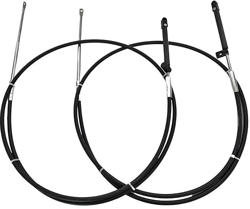 Boatcon 2Pcs GEN II Control Cable 10FT Replace CC18910 Fits for Mercury Mariner Outboard Engine