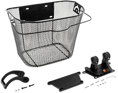 Gravidus Fahrradkorb klick-Fix-System, praktischer Lenkerkorb, robust und stilvoll 10 kg Tragkraft