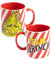 United Labels Grinch - Taza de café (320 ml), color rojo y blanco