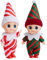 2 Stück Weihnachtselfen Puppe für Jungen Mädchen Kinder,Santa Mini Elfen Weihnachtspuppen Tiny Baby Elf Puppe,Weihnachts Kleine Elf Figuren Baby Elfen Puppe Geschenk für Weihnachtsstrümpfe Stuffers