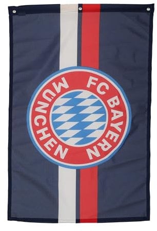 FC Bayern München I Hissfahne Navy 180 x 120 cm mit Ösen I Navy
