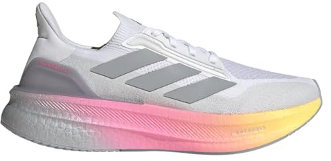 adidas Shower Adilette Herren Strand- & Badeschuhe, Footwear White Halo Silver Lucid Pink, 46 EU