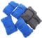 LALADEFIEE 6pièces Gants De Nettoyage De Sable De Plage Lot de Et Petites Élimination Rapide du Sable Accessoires pour Plage Camping Et Piscine Réutilisables Et Lavables