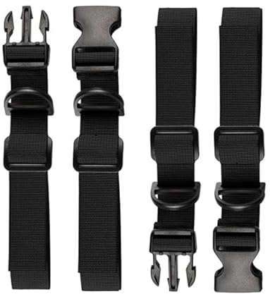 atnayo 2 Pair Chest Strap for Backpack, Adjustable Quick Release Black Backpack Straps