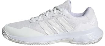 adidas Damen GAMECOURT 2 Tennis Shoes, FTWR White/Blush pink/FTWR White, 42 EU
