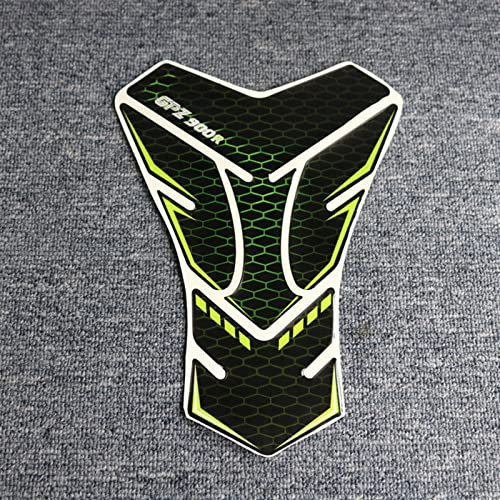 LXSKJ Karosserie Aufkleber Für Kawasaki GPZ900R GPZ 900R Motorrad Aufkleber Kraftstofftank Aufkleber Abdeckung Pad(Black and Green)