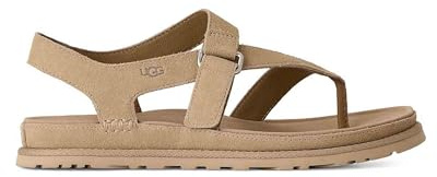 UGG - Sandali da donna W GOLDENGAZE con zeppa, caffè, 38 EU Ancho