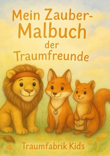 Traumfabrik Kids Malbuch: Gefühle, Freundschaft, Träume – mit 60 Ausmalbildern & Mitmachfragen für Kinder ab 4