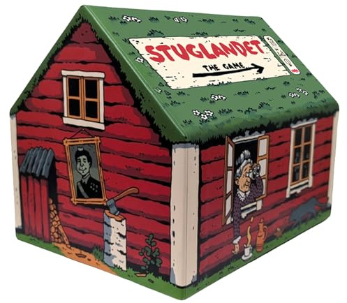 HABA Stuglandet – Das skandinavische Hütten-Abenteuer: Taktisches Brettspiel mit 48 hochwertigen Holzhütten für 2-4 Spieler ab 8 Jahren, Variabler Aufbau – 2013179001