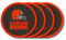 Duck House NFL Cleveland Browns Vinyl-Untersetzer-Set (4 Stück)