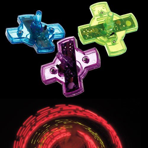 Louis N. Kuenen GmbH LED-Kreisel, 6 cm, Spinnkreisel, Kunststoff, Kid, Toys & Games