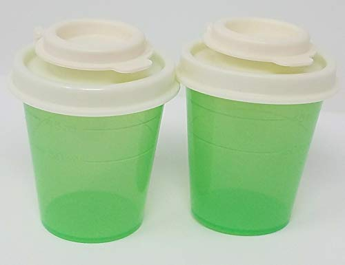 Tupperware Mini salière et poivrière 56,7 g Vert pastel avec dessus ivoire