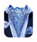 DiBanGu Herren Ascot Seide Krawatte Taschentuch Manschettenknöpfe Paisley Hochzeit Formal