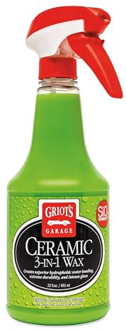Griot'S Garage 10978 3-In-1 Ceramic Wax 22Oz, Green