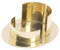 NKlaus Kerzenhalter oval Für Kerznen 7,3 x 5cm Messing Gold glänzend Kerzenständer 3,5cm hoch Hochzeitskerzen Taufe Kommunion Dekoration 3322